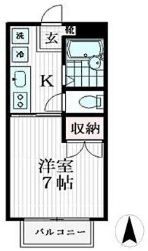 千葉県市川市新田３ 市川駅 1K アパート 賃貸物件詳細