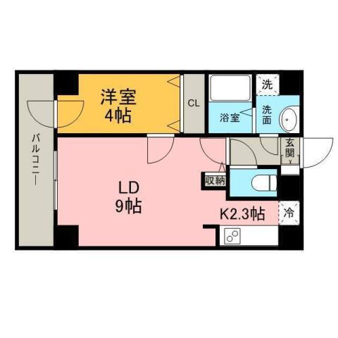 インボイス札幌レジデンス 3階 1LDK 賃貸物件詳細
