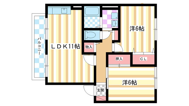 奈良県天理市柳本町 柳本駅 2LDK アパート 賃貸物件詳細