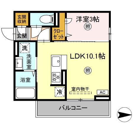 ロイヤルステージ皆生新田 3階 1LDK 賃貸物件詳細