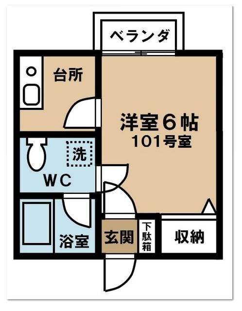 千葉県習志野市本大久保１ 京成大久保駅 1K アパート 賃貸物件詳細