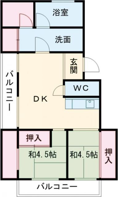兵庫県明石市東野町 大蔵谷駅 2DK マンション 賃貸物件詳細
