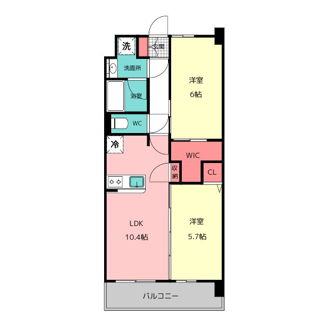 福岡県福岡市博多区博多駅南６ 竹下駅 2LDK マンション 賃貸物件詳細