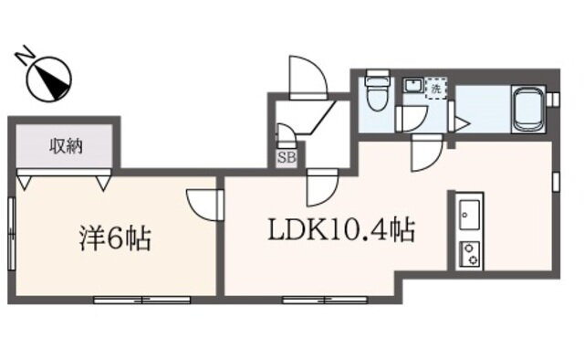 東京都杉並区下高井戸４ 桜上水駅 1LDK アパート 賃貸物件詳細