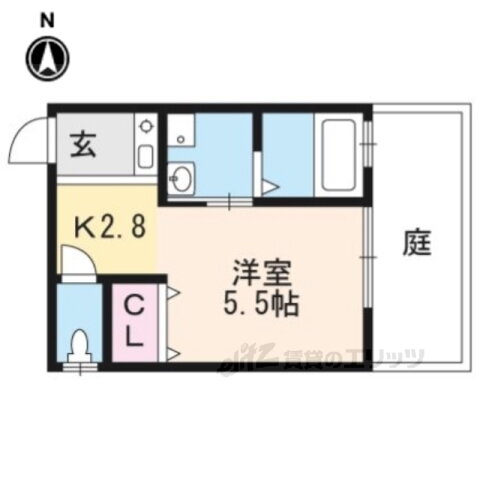 京都府京都市南区八条内田町 東寺駅 1K アパート 賃貸物件詳細