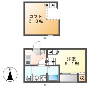 愛知県名古屋市昭和区鶴舞２ 鶴舞駅 1K アパート 賃貸物件詳細