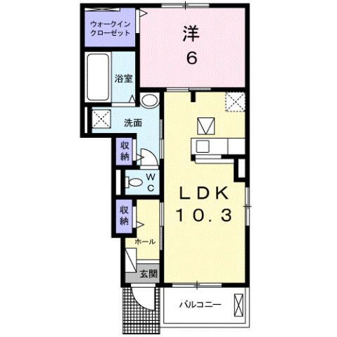 香川県高松市林町 元山駅 1LDK アパート 賃貸物件詳細