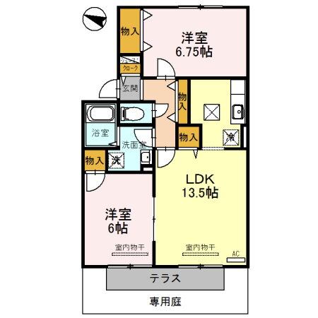 兵庫県丹波篠山市杉 篠山口駅 2LDK アパート 賃貸物件詳細