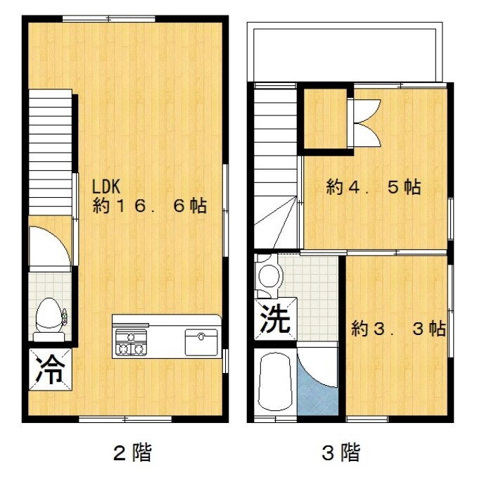 フォンド　センティエロ 2階 2LDK 賃貸物件詳細