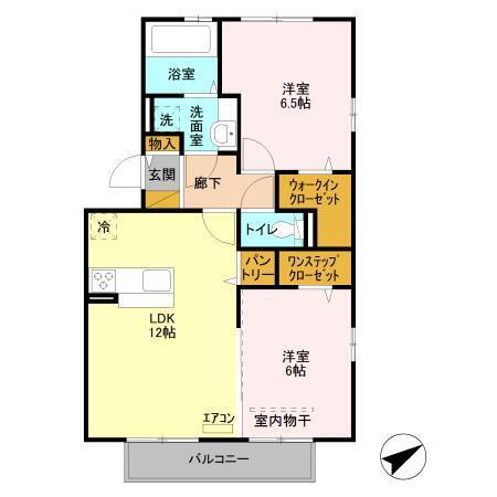 千葉県松戸市高塚新田 秋山駅 2LDK アパート 賃貸物件詳細