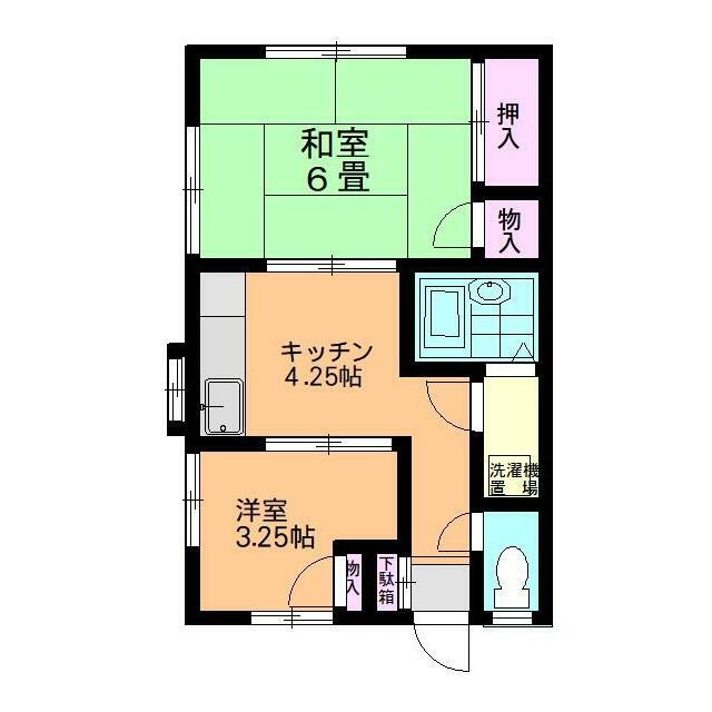 神奈川県横浜市戸塚区汲沢６ 踊場駅 2K アパート 賃貸物件詳細