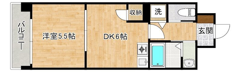 福岡県北九州市小倉北区大手町 南小倉駅 1DK マンション 賃貸物件詳細