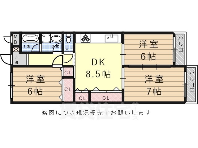 グリーンライフ東山 1階 3DK 賃貸物件詳細