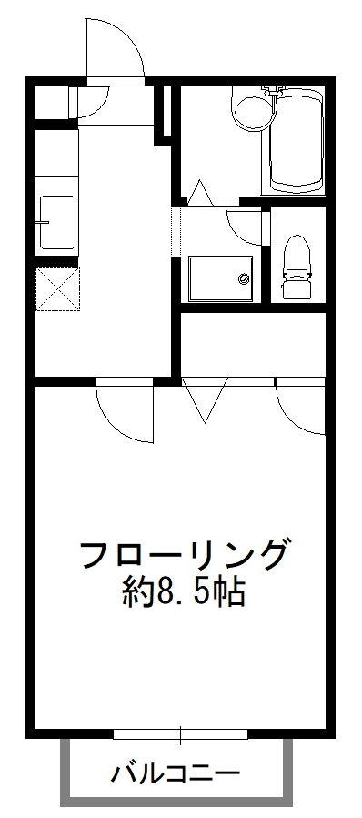 宮城県仙台市青葉区上杉６ 北四番丁駅 1K アパート 賃貸物件詳細