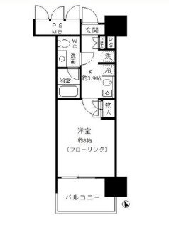 東京都港区芝浦４ 田町駅 1K マンション 賃貸物件詳細