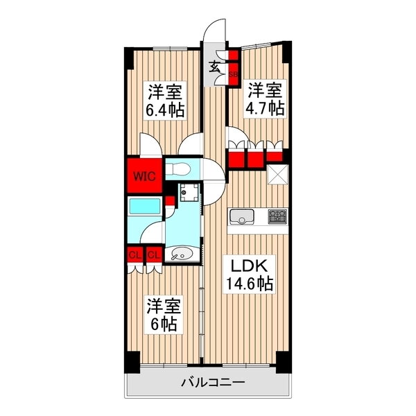 埼玉県和光市白子２ 地下鉄成増駅 3LDK マンション 賃貸物件詳細