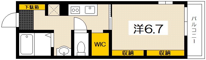 広島県広島市佐伯区三宅１ 楽々園駅 1K アパート 賃貸物件詳細