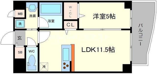 大阪府大阪市北区大淀中４ 福島駅 1LDK マンション 賃貸物件詳細