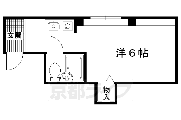 京都府京都市上京区五番町 北野白梅町駅 1K マンション 賃貸物件詳細