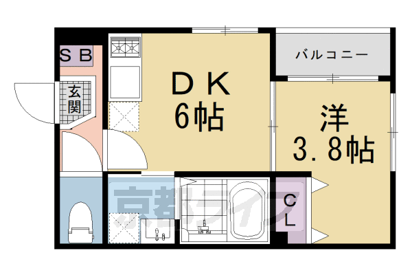 京都府京都市右京区太秦乾町 太秦駅 1DK アパート 賃貸物件詳細