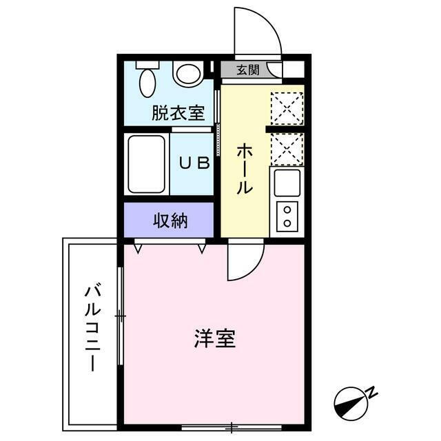 神奈川県厚木市旭町２ 本厚木駅 1K アパート 賃貸物件詳細
