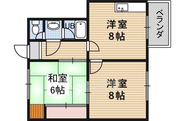 大阪府茨木市稲葉町 茨木市駅 2LDK アパート 賃貸物件詳細