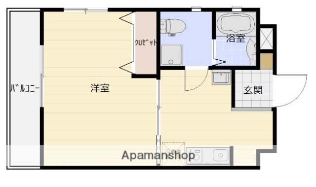 福岡県福岡市西区今宿２ 今宿駅 1K マンション 賃貸物件詳細