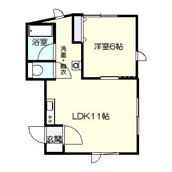 青森県青森市旭町２ 1LDK アパート 賃貸物件詳細