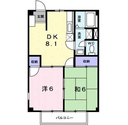 神奈川県小田原市北ノ窪 飯田岡駅 2DK アパート 賃貸物件詳細