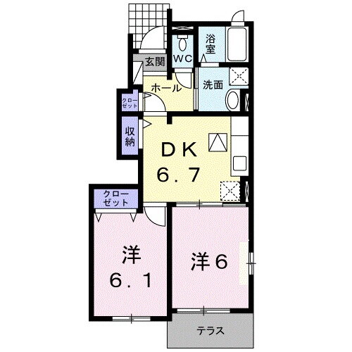 広島県東広島市西条町御薗宇 西条駅 2DK アパート 賃貸物件詳細