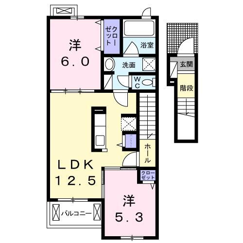 宮城県名取市美田園７ 美田園駅 2LDK アパート 賃貸物件詳細