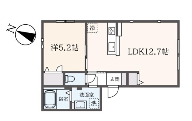 Ｓｉｘ　Ｐｒｉｎｔｅｍｐｓ 3階 1LDK 賃貸物件詳細