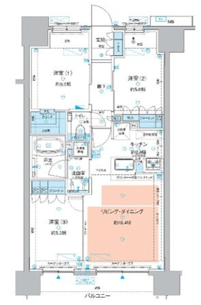 東京都立川市錦町１ 立川駅 3LDK マンション 賃貸物件詳細