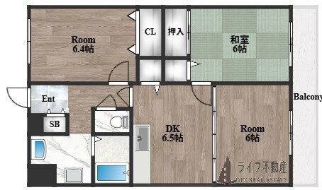 大阪府東大阪市東石切町３ 石切駅 3DK マンション 賃貸物件詳細