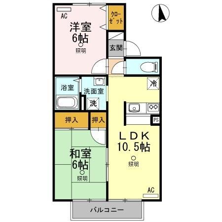 岡山県倉敷市片島町 西阿知駅 2LDK アパート 賃貸物件詳細