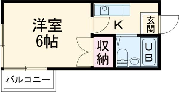 神奈川県川崎市中原区井田３ 元住吉駅 1K アパート 賃貸物件詳細