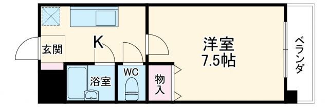 ルシエル 3階 1K 賃貸物件詳細