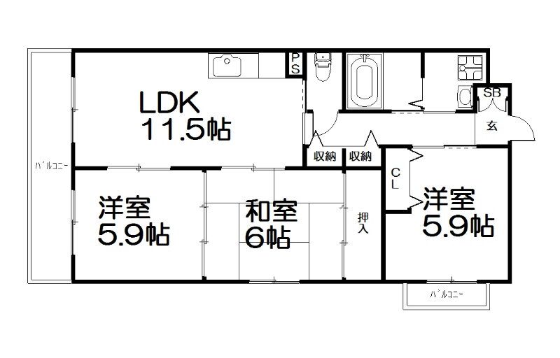 京都府京都市左京区岩倉三宅町 八幡前駅 3LDK マンション 賃貸物件詳細