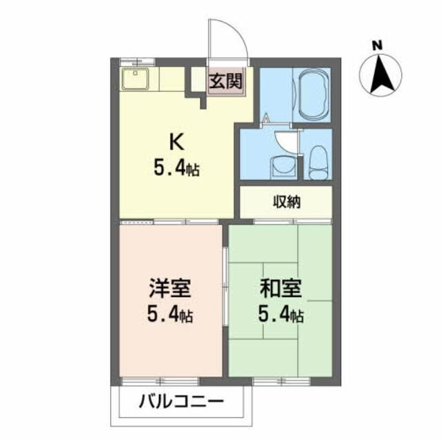 岩手県盛岡市津志田町２ 岩手飯岡駅 2K アパート 賃貸物件詳細