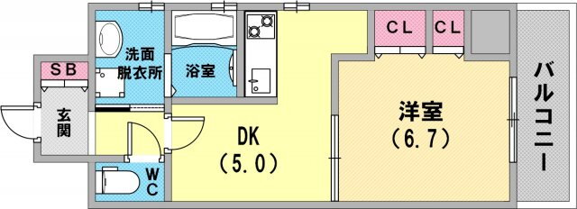 兵庫県神戸市中央区加納町２ 三ノ宮駅 1DK マンション 賃貸物件詳細