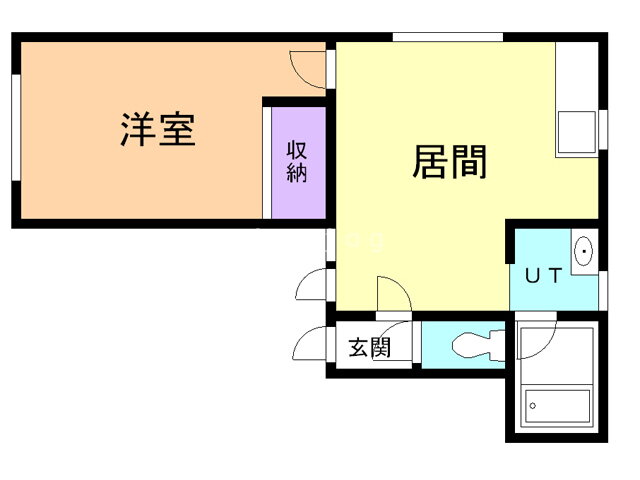 北方館 2階 1DK 賃貸物件詳細