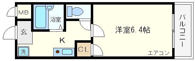大阪府大阪市西区新町２ 西長堀駅 1K マンション 賃貸物件詳細