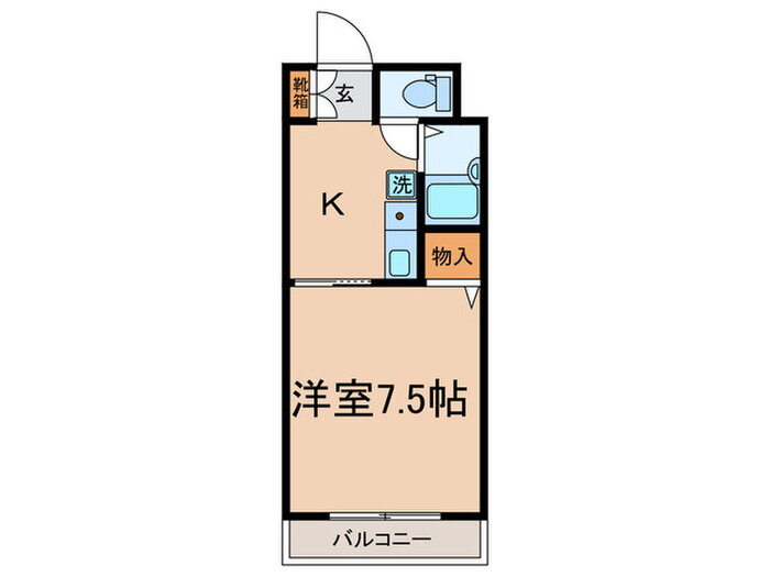 神奈川県川崎市中原区下小田中１ 武蔵中原駅 1K マンション 賃貸物件詳細