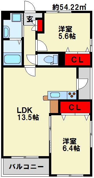 福岡県北九州市小倉北区中井５ 九州工大前駅 2LDK マンション 賃貸物件詳細