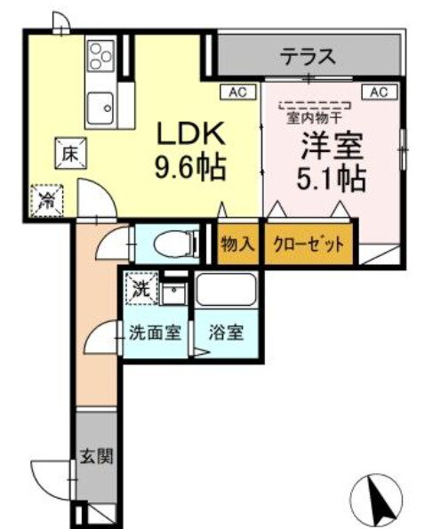 東京都八王子市堀之内３ 京王堀之内駅 1LDK アパート 賃貸物件詳細