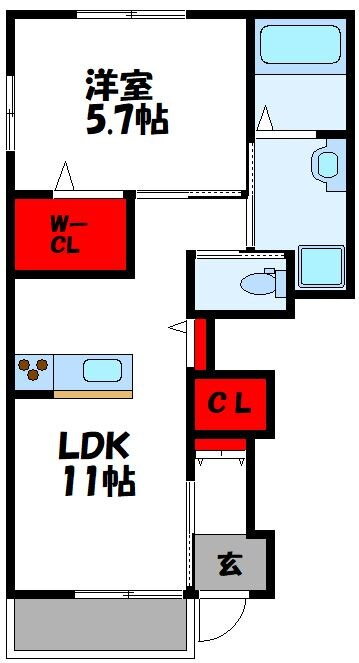 福岡県飯塚市横田 新飯塚駅 1LDK アパート 賃貸物件詳細