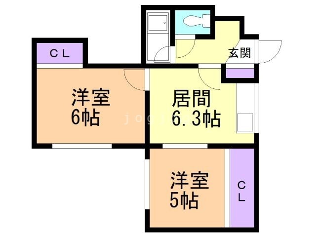 北海道札幌市豊平区月寒西三条７ 月寒中央駅 2DK マンション 賃貸物件詳細