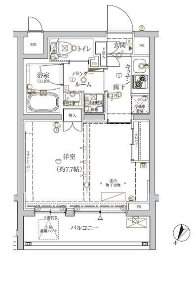 東京都新宿区北新宿１ 大久保駅 1K マンション 賃貸物件詳細
