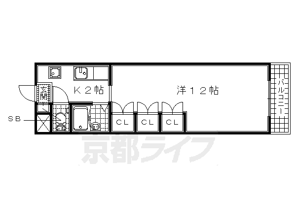 京都府宇治市大久保町南ノ口 大久保駅 1K マンション 賃貸物件詳細