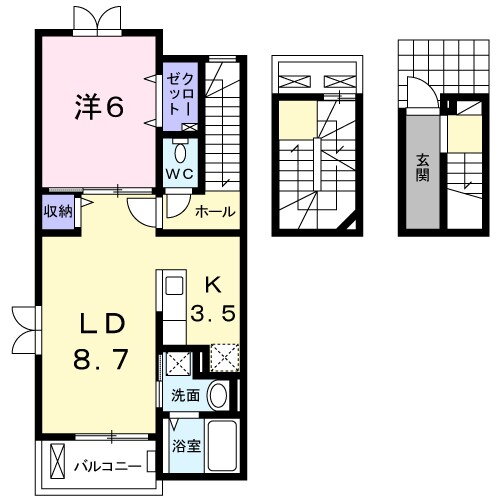 東京都八王子市高倉町 北八王子駅 1LDK アパート 賃貸物件詳細